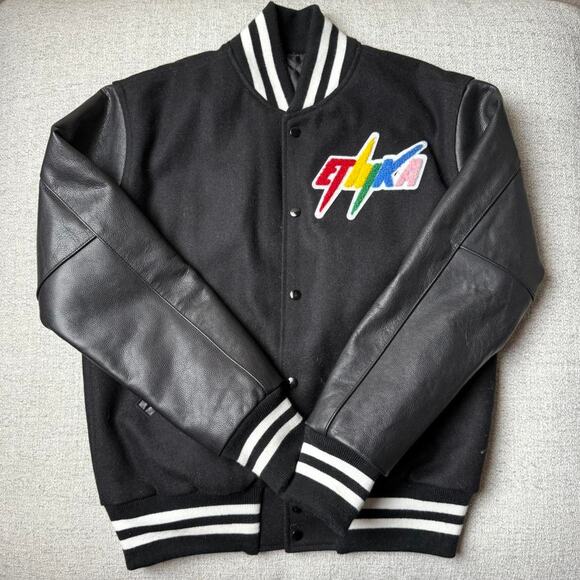 Ethika Varsity Jacket Men L Black high quality - Picture 1 of 2